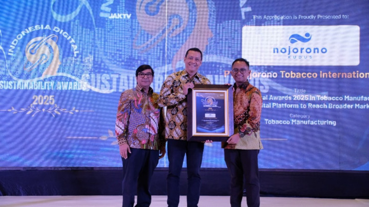 Nojorono Raih Penghargaan Indonesia Digital Sustainability Awards JakTV 2025