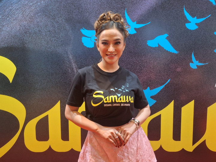 Amel Alvi Ingin Ubah Citra lewat Film Samawa