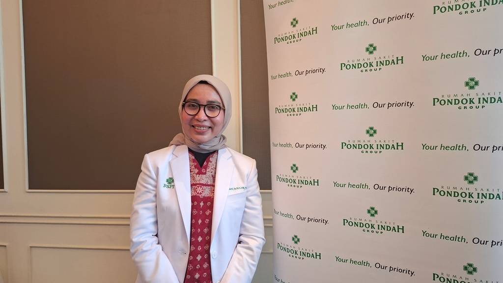 dr. Mila Maidarti, Sp. O.G, Subsp. F.E.R., Ph.D selaku Dokter Spesialis Obstetri dan Ginekologi Subspesialis Fertilitas Endokrinologi Reproduksi Rumah Sakit Pondok Indah. Dok. Aulia/Medcom