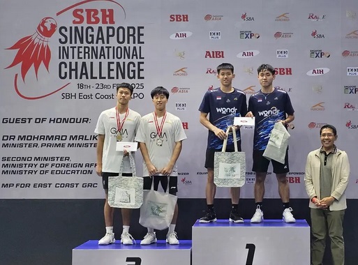 Mantap! Tim Bulu Tangkis Indonesia Borong Empat Gelar Juara di Singapura