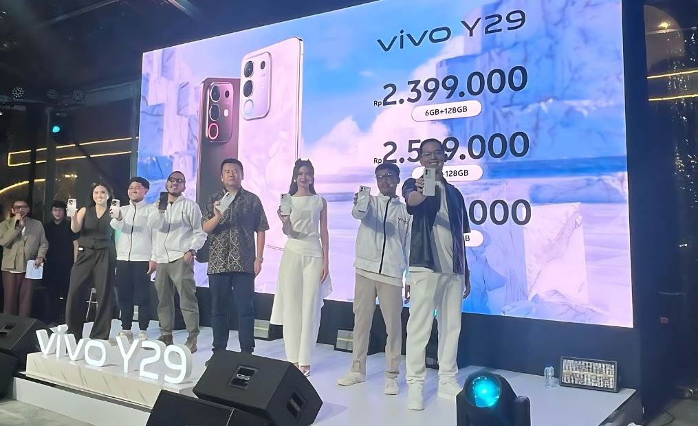 Vivo Y29 Desain Mewah, Baterai Tahan Lama, Harga Terjangkau.