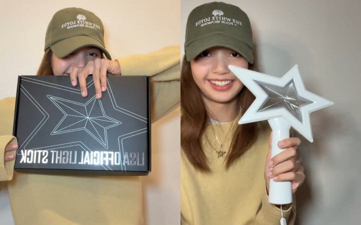 Lisa BLACKPINK Pamer Lightstick Solo Berbentuk Bintang