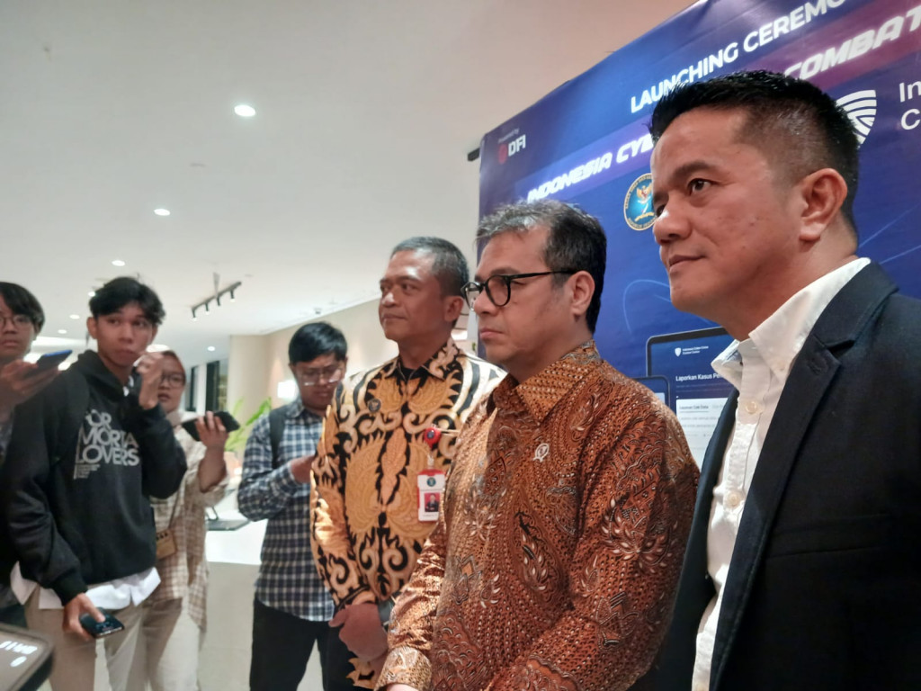 Peluncuran aplikasi Indonesia Cyber Crime Combat Center (IC4). Foto: MTVN/Ade