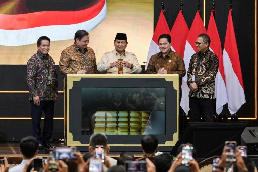 Presiden Resmikan Bank Emas Pertama di Indonesia