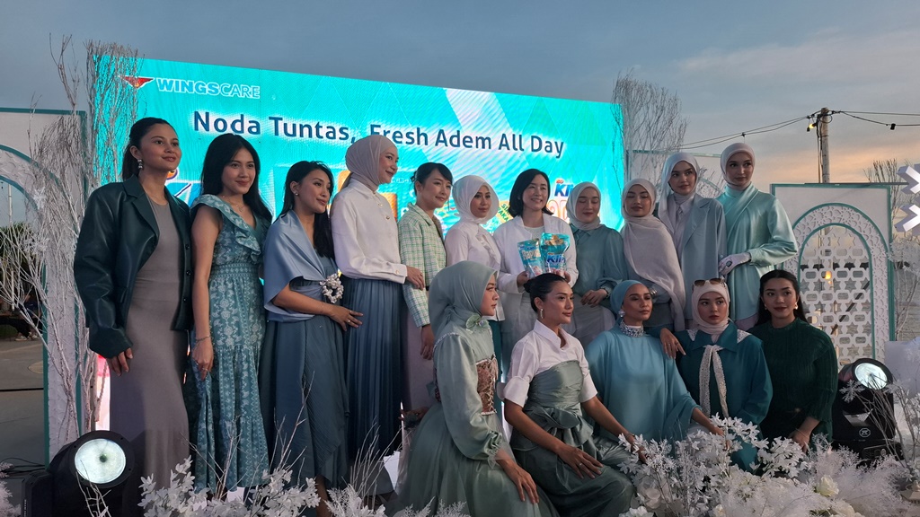 Peluncuran produk SoKlin Liquid Hijab Cool di Bintan. Dok. Aulia/Medcom