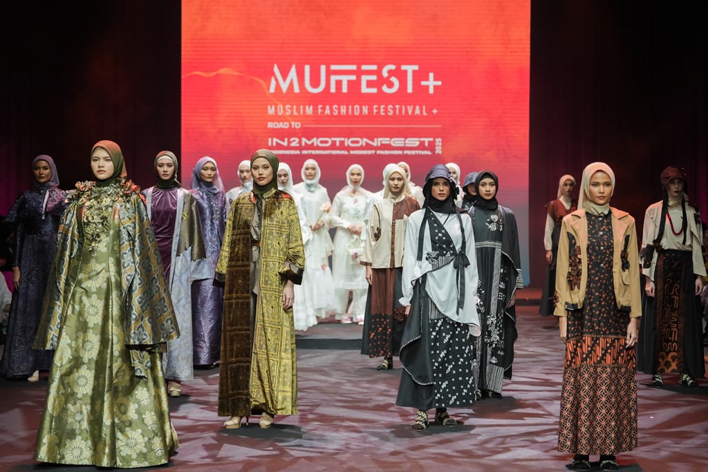 Selama perjalanan 10 tahun ini, MUFFEST+ diarahkan menjadi event yang menunjukkan keragaman gaya modest fashion Indonesia, dengan mengaplikasikan konsep sustainable atau keberlanjutan sebagai keunggulan. Dok. Ist