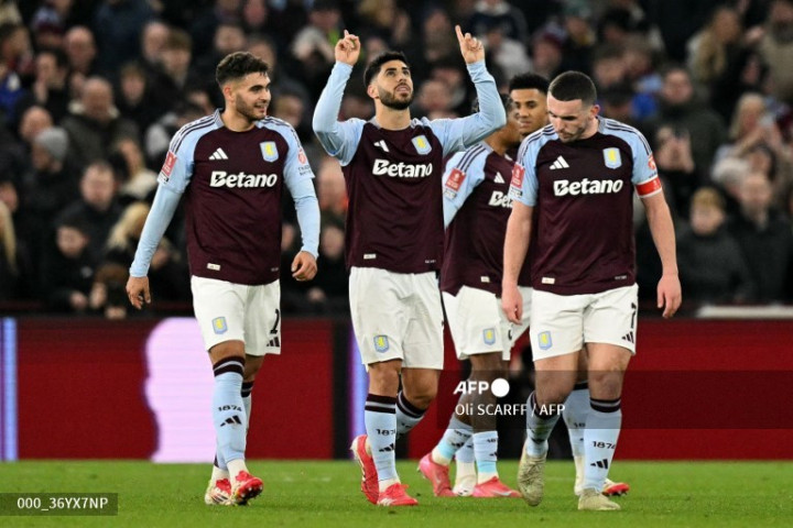Singkirkan Klub Divisi Championship, Aston Villa Melaju ke Perempat Final FA Cup