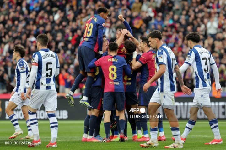 Barcelona vs Sociedad: Blaugrana Hancurkan 10 Pemain La Real