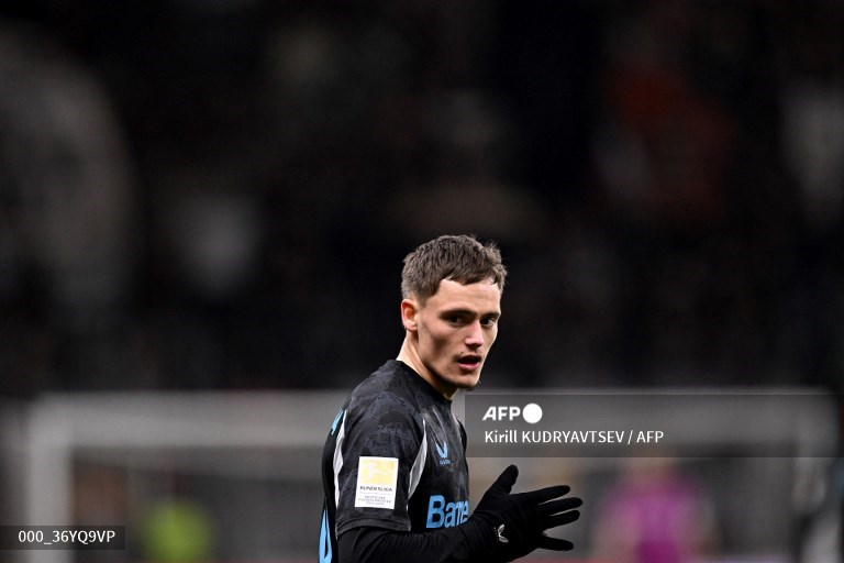 Gelandang Bayer Leverkusen, Florian Wirtz (AFP/Kirill Kudryavtsev)