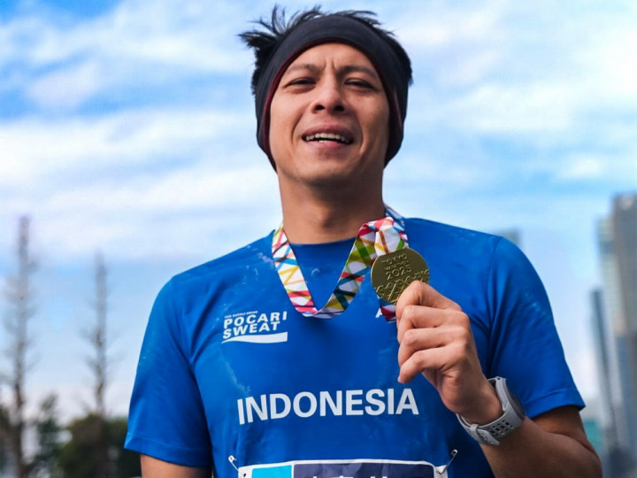 Mantap! Ariel NOAH Tuntaskan 43 Km di Tokyo Marathon 2025