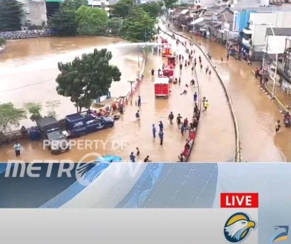 Bukan hanya fisik, nyatanya banjir juga menjadi concern pada kesehatan mental. (Foto: Dok. Tangkapan layar YouTube Metro TV)