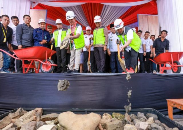 Peletakan Batu Pertama RSUD Bengkulu Tengah Sebagai Bagian dari PHTC