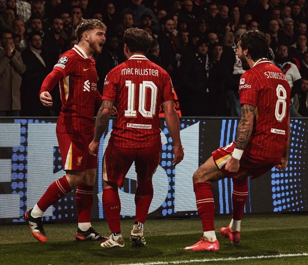 Fakta-fakta Liverpool Curi Kemenangan di Kandang PSG