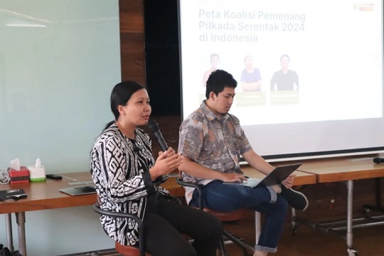 Konferensi pers hasil penelitian soal Pilkada 2024. DOK UGM