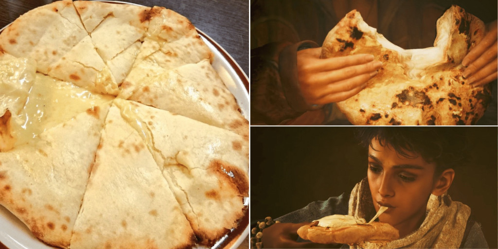 Tampilan Cheese Naan di Monster Hunter Wilds.