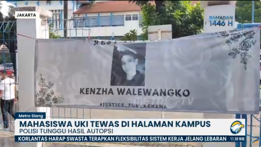 Kenzha Ezra Walewangko. DOK YouTube Metro TV