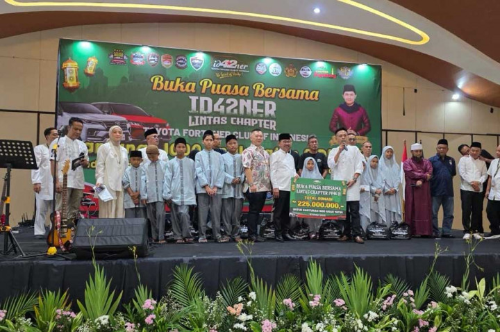 ID42NER Bergerak, Santuni Ribuan 1.525 Anak Yatim