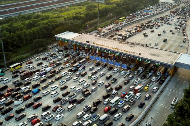 Gerbang Tol Cikampek Utama 1. MI/Ramdani