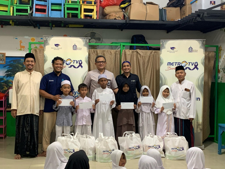 Tebar Cahaya Ramadan, Metro TV Beri Santunan 1.500 Anak Yatim di Jabodetabek