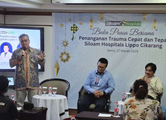   Siloam Hospitals Lippo Cikarang mengadakan media gathering mengenai penanganan cepat dan tepat pada pasien trauma dan cedera. (Foto: Dok. Istimewa)