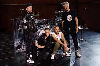 U2 Raih Penghargaan Tertinggi dari Asosiasi Penulis Lagu Terbesar di Eropa