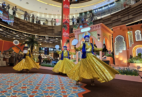 Dekorasi khas Maroko di Aeon Mall Tanjung Barat.  (Foto: Dok. Istimewa)