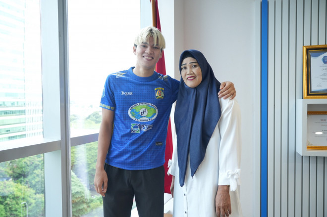 Muhammad Ilham bersama Ibunya Darmawati