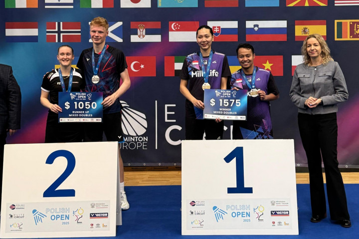 Rehan/Gloria Raih Gelar Perdana di Polish Open 2025