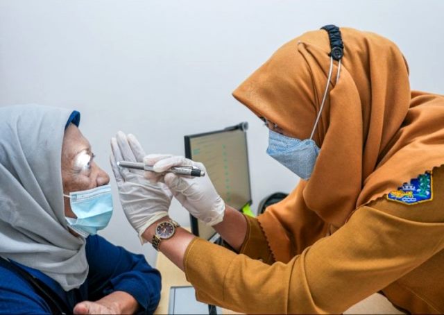 Belum genap dua bulan, peserta CKG telah mencapai lebih dari 1 juta orang. (Foto: Dok. Birkom Kemenkes)
