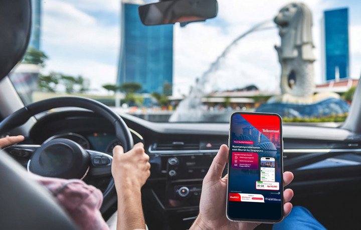 Telkomsel dan Gojek Hadirkan Paket Roaming Bonus Diskon Gocar Singapura