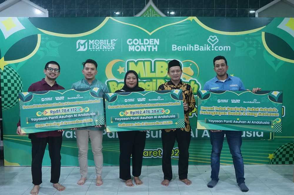 Komunitas MLBB Gandeng BenihBaik.com Berbagi Kebaikan untuk Anak-Anak (Foto: instagram)