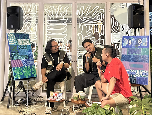 Seniman Geometris Popomangun, Ajak Generasi Muda Berkarya Tanpa Batas