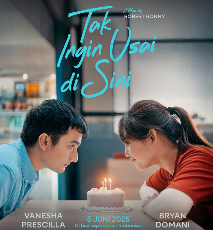 Film Tak Ingin Usai di Sini Pertemukan Vanesha Prescilla dan Bryan Domani