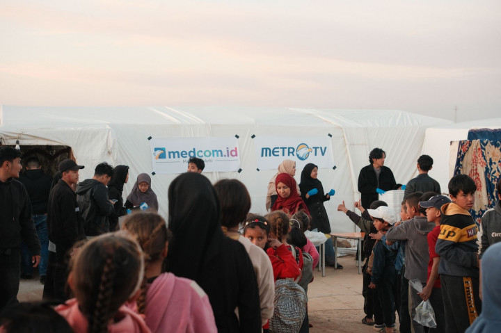 Mahasiswa Indonesia Gelar Aksi Kemanusiaan untuk Pengungsi Suriah dan Palestina di Yordania