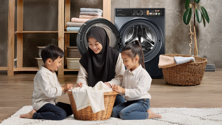 Tampil Trendy di Hari Raya Pakai Mesin Cuci Canggih, Caranya?