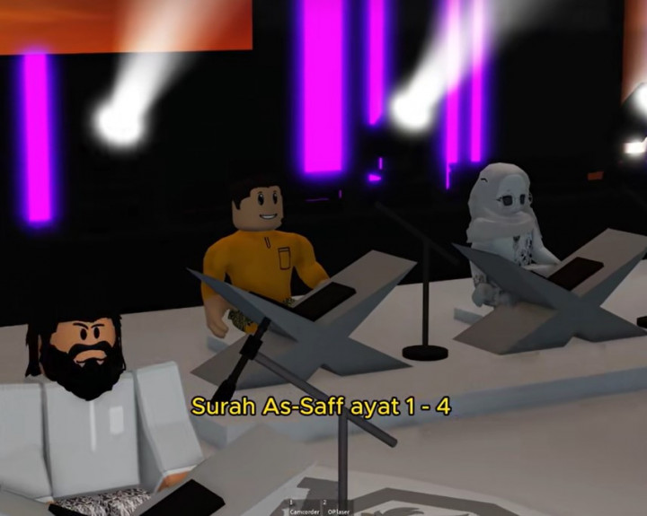 Mantap! Komunitas Roblox Malaysia Ikuta Ramaikan World Quran Hour, Tadarus Surat As-saff Secara Virtual