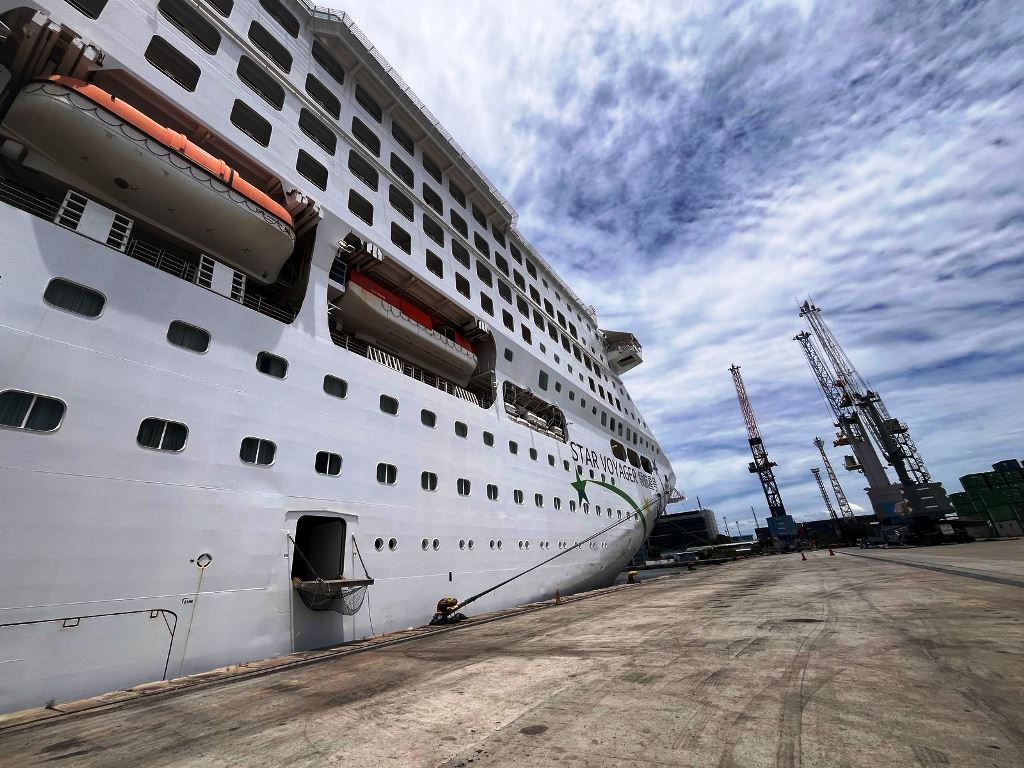 Star Voyager telah berlayar sejak 26 Maret 2025 untuk berlabuh di Singapura, Jakarta, Melaka, Bangkok, dan Ho Chi Minh. Dok. A. Firdaus/Medcom