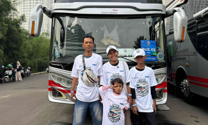 Penantian 5 Tahun, Atun Bersyukur Bisa Mudik Lebaran