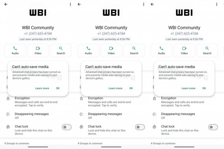 WhatsApp akan Bantu Pengguna Cegah Menyimpan Media secara Otomatis
