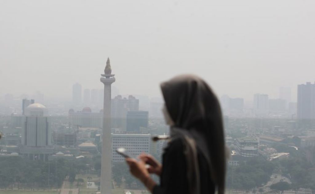 Ilustrasi polusi udara di Jakarta. Foto: MI/Usman Iskandar.