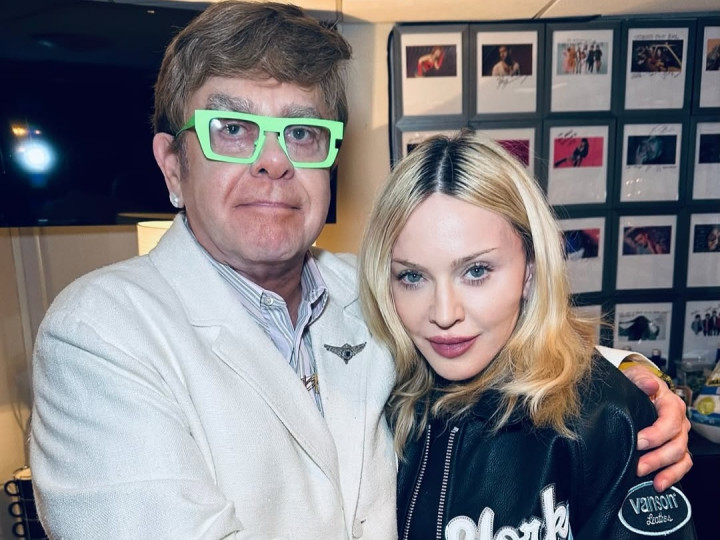 Madonna dan Elton John Damai Usai Puluhan Tahun Berseteru