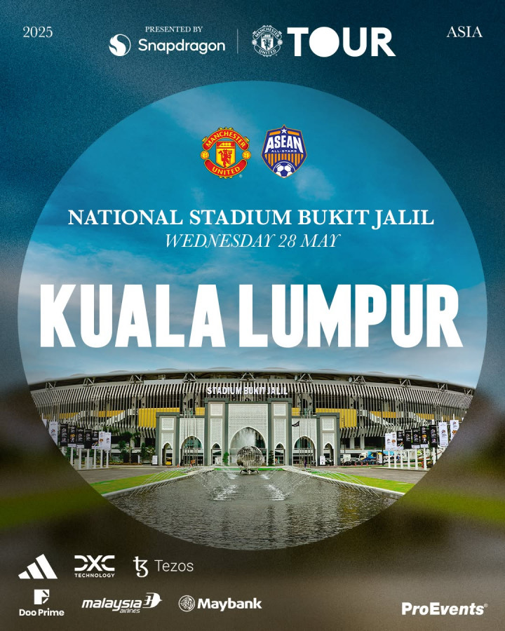 Segini Harga Tiket Manchester United vs ASEAN All-Stars di Malaysia