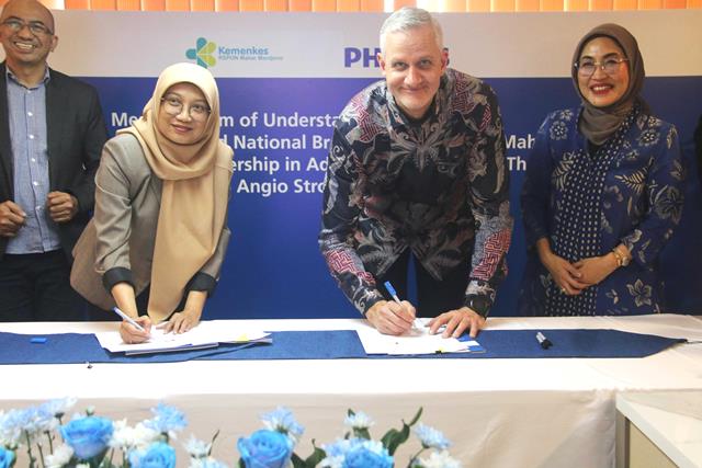 Kemitraan strategis Royal Philips dan RSPON bertujuan untuk menetapkan paradigma baru untuk perawatan pasien stroke. (Foto: Dok. Philips)