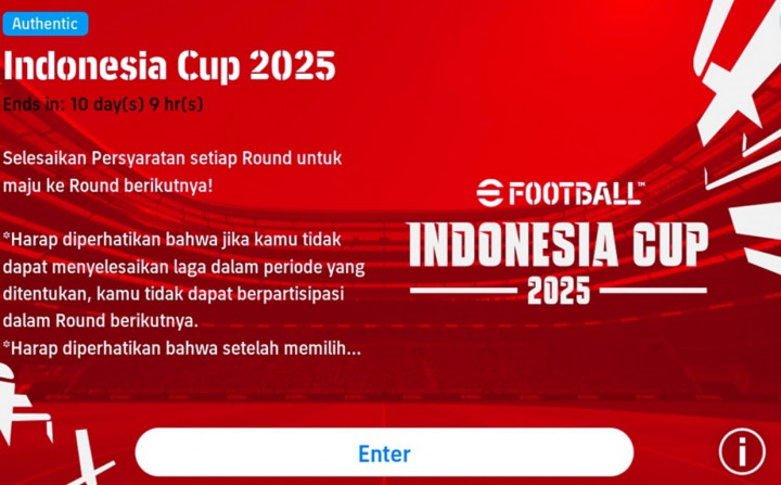Para Pemain eFootball Merapat! Indonesia Cup 2025 Sudah Dimulai