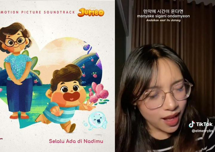 Keren Banget! Konten Kreator Ini Nyanyikan Soundtrack Film Jumbo “Selalu Ada di Nadimu” Versi Korea