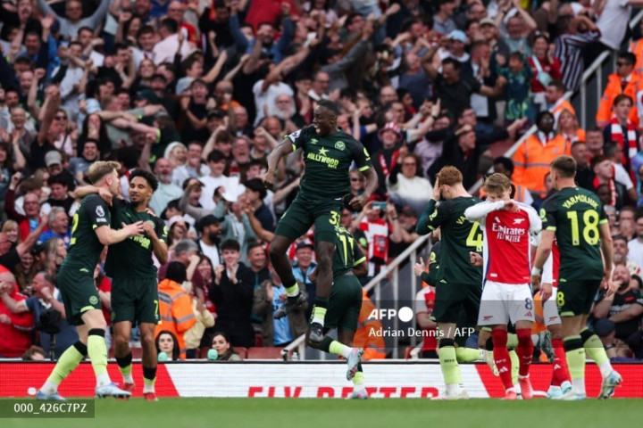 Arsenal Vs Brentford: Ditahan Imbang The Bees, The Gunners Makin Jauh dari Liverpool