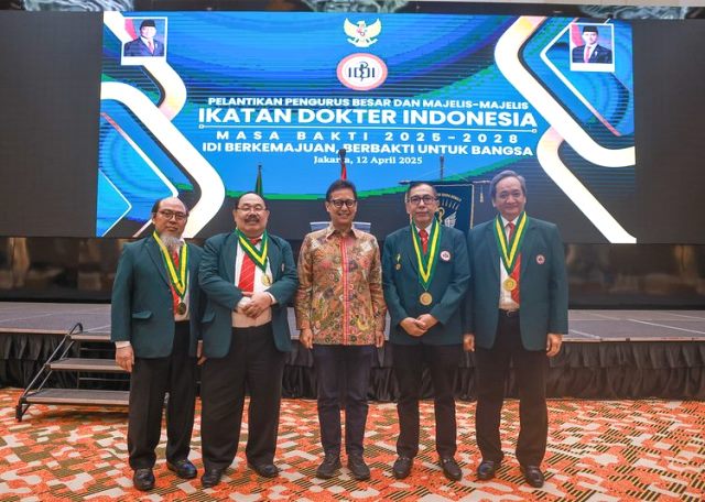 Hadiri Pelantikan Pengurus Besar IDI, Menkes: Kualitas Kesehatan Masyarakat Jadi Faktor Paling Mendasar