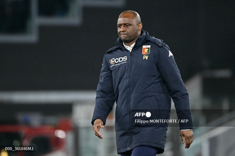 Pelatih Genoa, Patrick Vieira (AFP/Filippo Monteforte)