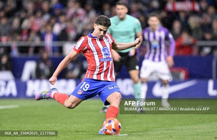 Atletico Madrid Vs Real Valladolid: Los Rojiblancos Menang 4-2, Julian Alvarez Cetak Dua Gol dari Titik Putih