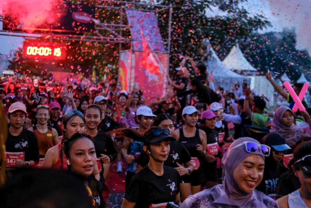 Tahun ini adalah tahun ketiga AIA Vitality berpartisipasi dalam Women’s 10K. Dok. Ist